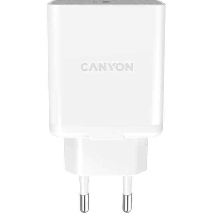 Зарядний пристрій CANYON H-20 1xUSB-C, PD3.0, 20W White (CNE-CHA20W)