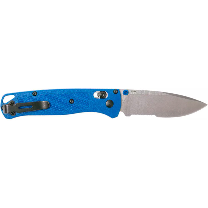 Складной нож BENCHMADE Bugout Serrated Blue Grivory (535S)