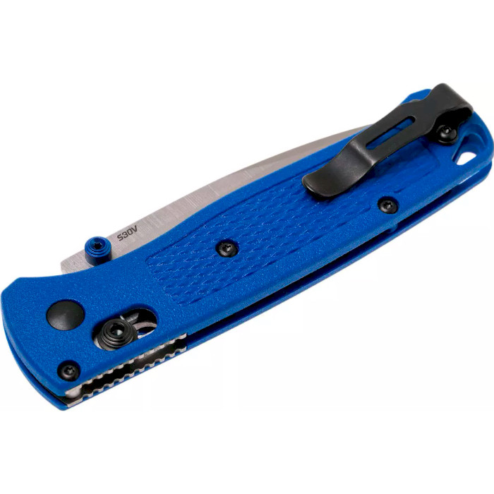 Складной нож BENCHMADE Bugout Serrated Blue Grivory (535S)
