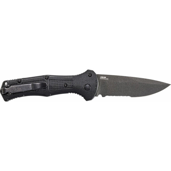 Складной нож BENCHMADE Claymore Serrated Black Grivory (9070SBK)