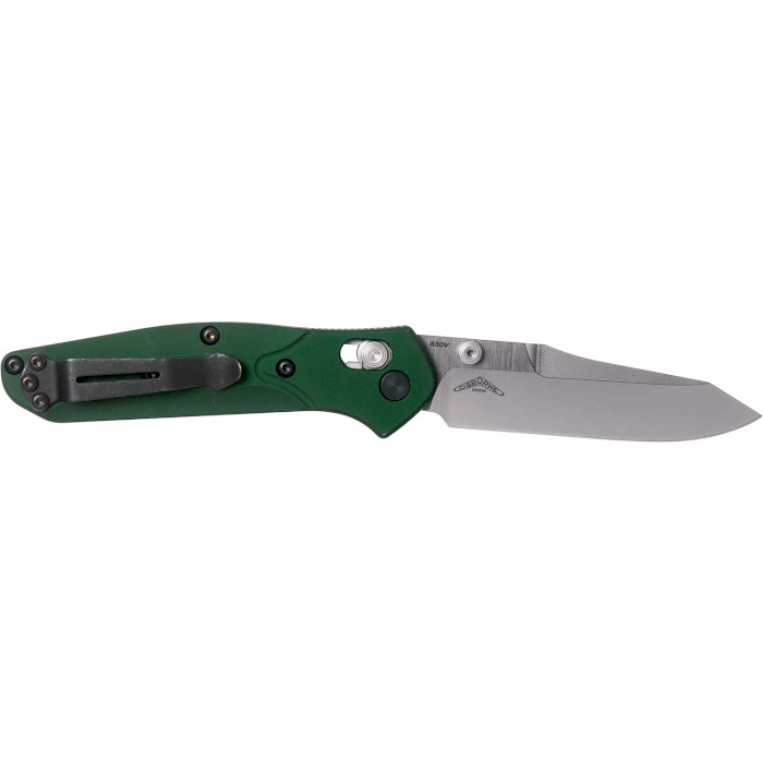 Складной нож BENCHMADE Mini Osborne Green Aluminum (945)