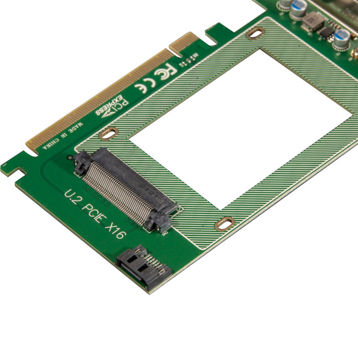 Адаптер FRIME PCIe x16 to U.2 2.5" NVMe (ECF-PCIETOSSD007)