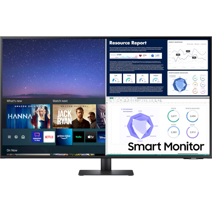 Монитор SAMSUNG Smart Monitor S43AM700UI (LS43AM700UIXCI)