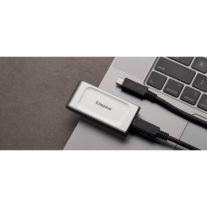 Портативний SSD диск KINGSTON XS2000 1TB USB3.2 Gen2x2 Silver (SXS2000/1000G)