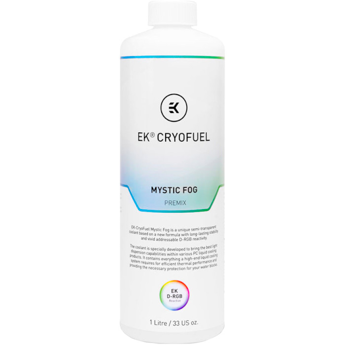 Охолоджуюча рідина EKWB EK-CryoFuel Premix Mystic Fog 1л (3831109829912)