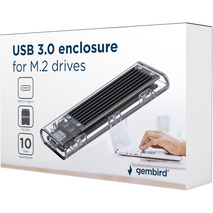 Карман внешний GEMBIRD EE2280-U3C-02 M.2 SSD to USB 3.0