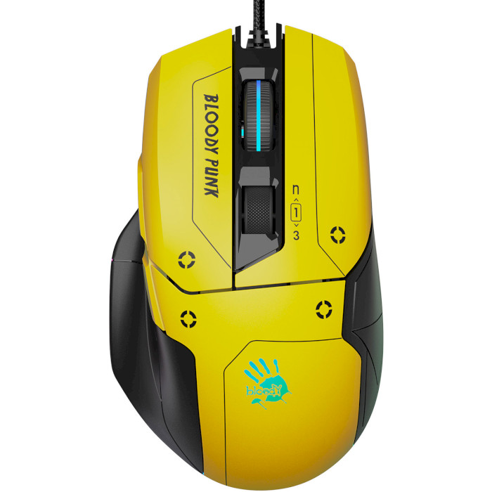 Миша ігрова A4-Tech BLOODY W70 Max Punk Yellow