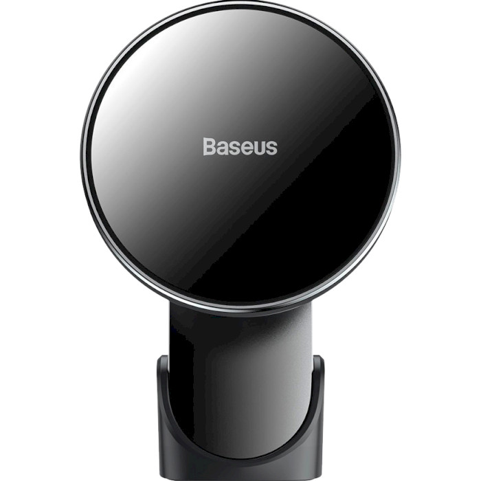 Автодержатель для смартфона с беспроводной зарядкой BASEUS Big Energy Car Mount Black (WXJN-01)