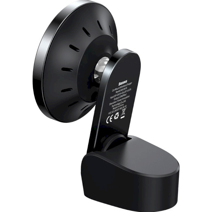 Автодержатель с беспроводной зарядкой BASEUS Big Energy Car Mount Black (WXJN-01)