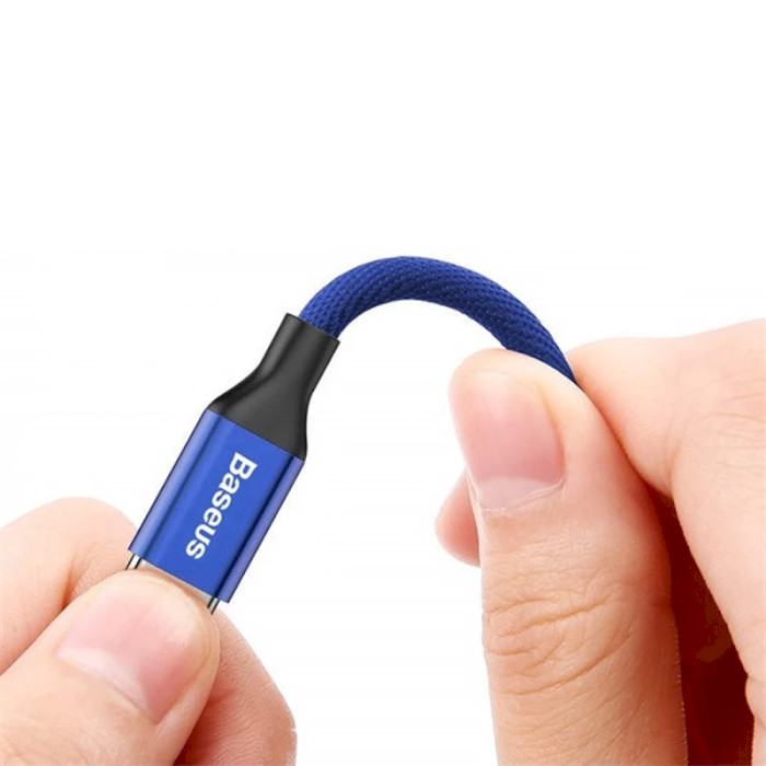 Кабель BASEUS Yiven Data Cable USB to Lightning 1.8м Navy Blue (CALYW-A13)