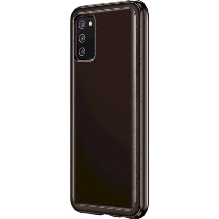 Чехол SAMSUNG Soft Clear Cover для Galaxy A30s Black (EF-QA037TBEGRU)