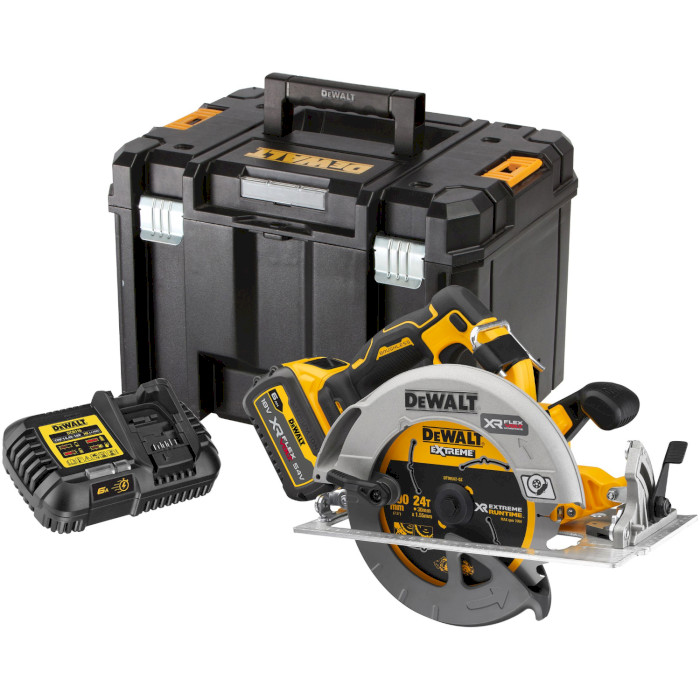 Акумуляторна дискова пила DEWALT DCS573T1