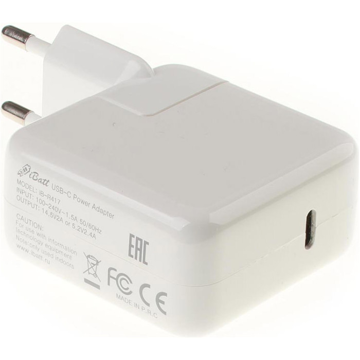Зарядное устройство APPLE A1540 29W USB-C Power Adapter (MJ262Z/A)