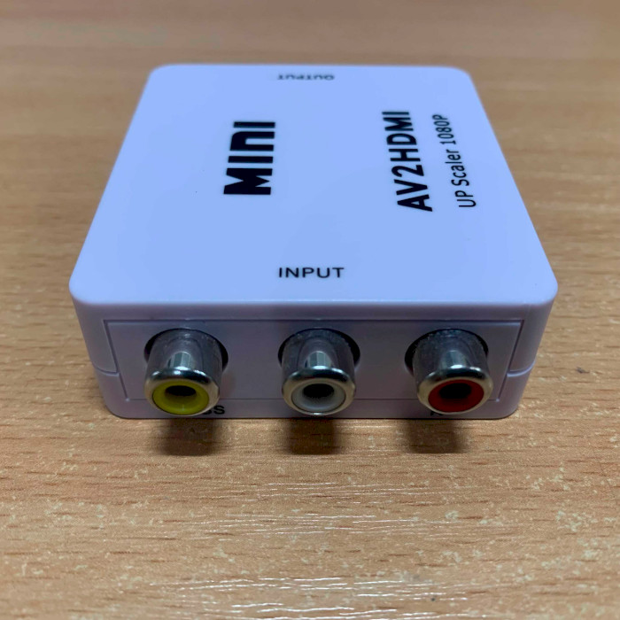 Конвертер відеосигналу ATIS AV - HDMI v1.3 White (AV2HDMI)/Уцінка