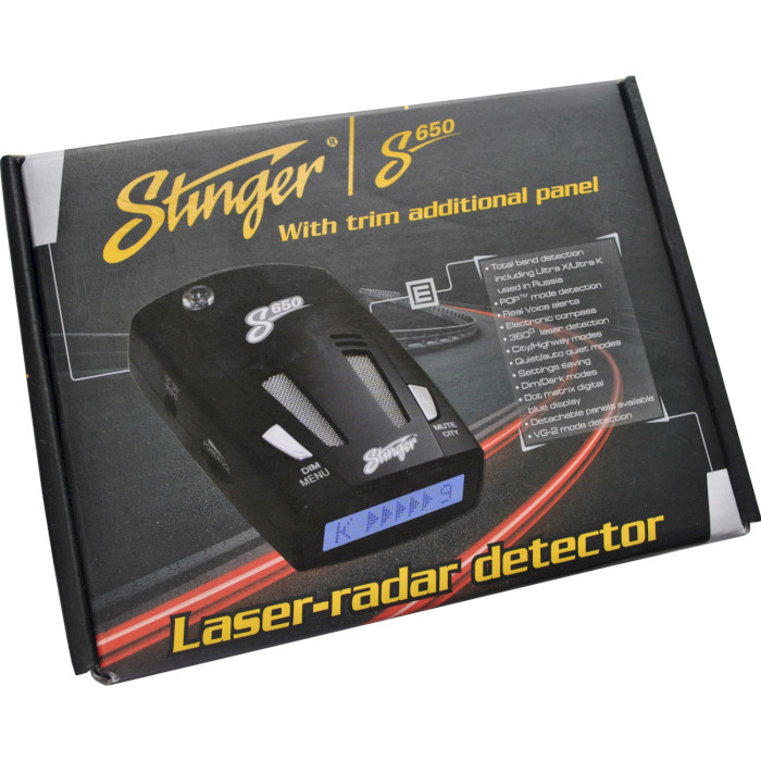 Радар-детектор STINGER S650