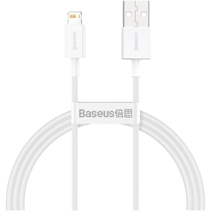 Кабель BASEUS Superior Series Fast Charging Data Cable USB to iP 2.4A 1м White (CALYS-A02)