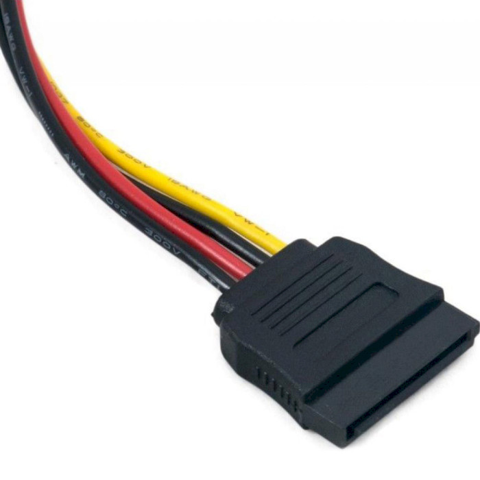 Кабель живлення EXTRADIGITAL Molex to SATA 15см (KBP1660)