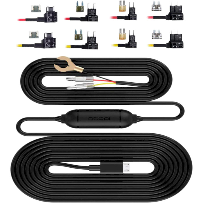 Комплект подключения видеорегистратора к бортовой сети DDPAI Hardwire Kit Mola N3 Micro-USB