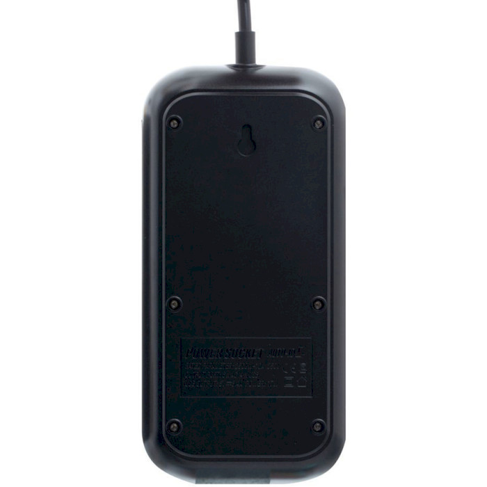 Мережевий фільтр LDNIO SE6403 Black, 6 розеток, 4xUSB, 2м