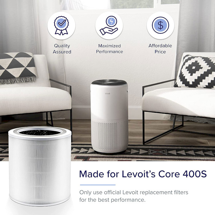 Фильтр для очистителя воздуха LEVOIT True HEPA 3-Stage для Core 400S (HEACAFLVNEU0052)