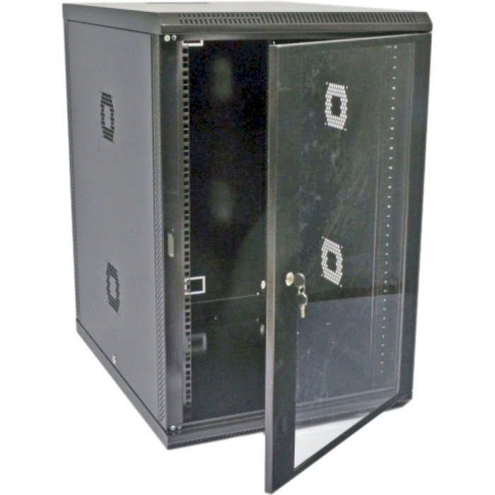 Настенный шкаф 19" CMS UA-MGSWA188B (18U, 602x800мм, RAL9005)