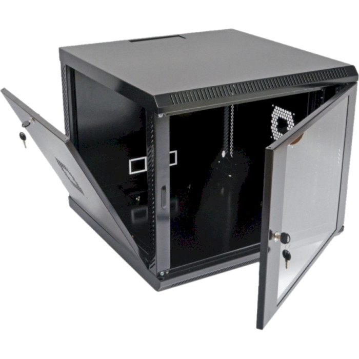 Настенный шкаф 19" CMS UA-MGSWA95B (9U, 602x500мм, RAL9005)