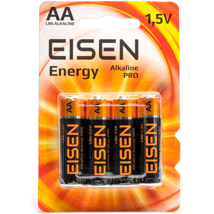 Батарейка EISEN Alkaline Pro AA 4шт/уп (016500)