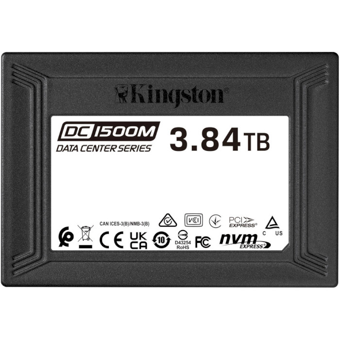 SSD диск KINGSTON DC1500M 3.84TB 2.5" U.2 15mm NVMe (SEDC1500M/3840G)