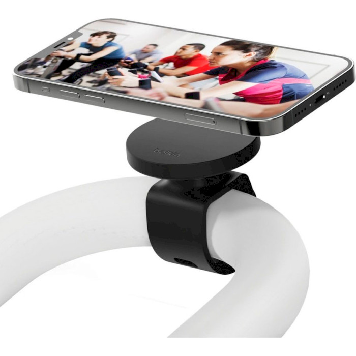 Тримач для смартфона BELKIN Magnetic Fitness Mount для iPhone 12 (MMA005BTBK)