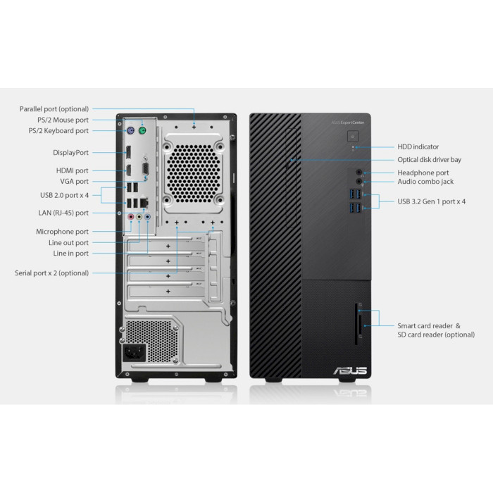 Комп'ютер ASUS ExpertCenter D5 Mini Tower D500MAES (D500MAES-7107000050)