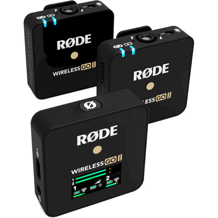 Мікрофонна система RODE Wireless GO II Black (400.836.009)