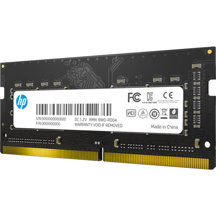 Модуль памяти HP S1 SO-DIMM DDR4 2400MHz 4GB (7EH94AA)