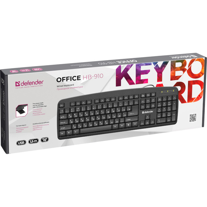 Клавіатура DEFENDER Office HB-910 (45910)
