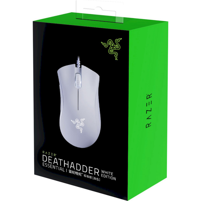 Миша ігрова RAZER Deathadder Essential White (RZ01-03850200-R3M1)