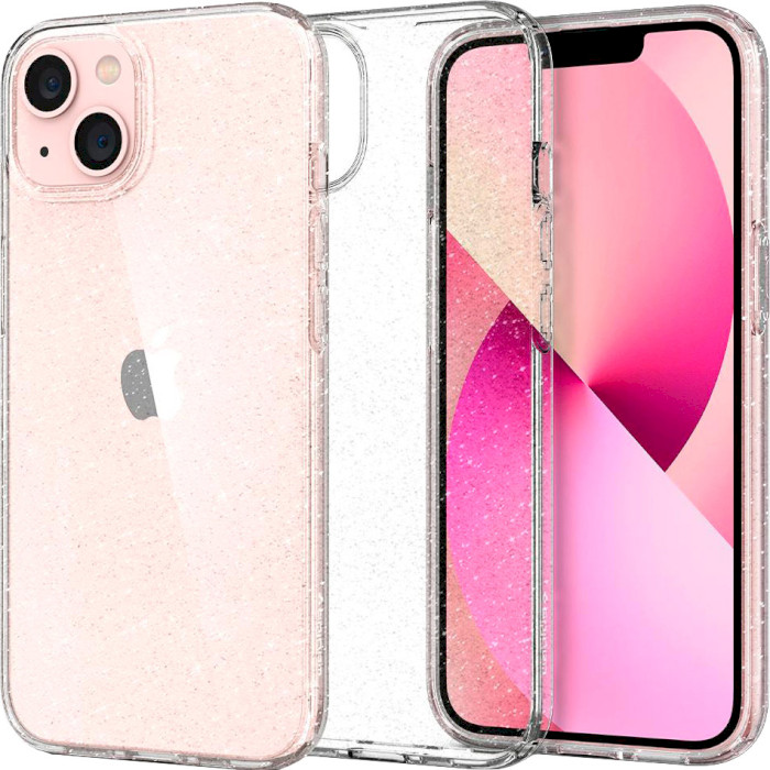 Чохол SPIGEN Crystal Glitter для iPhone 13 Rose Quartz (ACS03517)