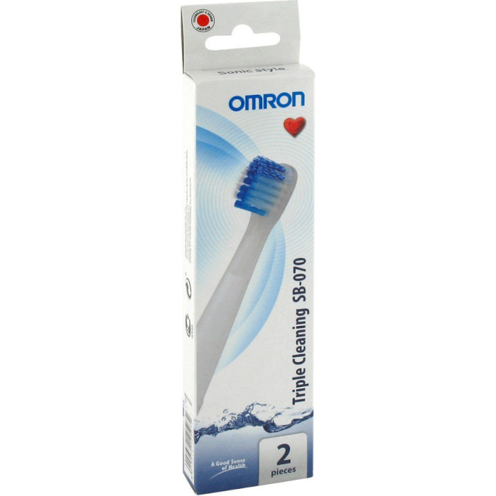 Насадка для зубної щітки OMRON Triple Cleaning Head SB-070 2шт (9511989-6)