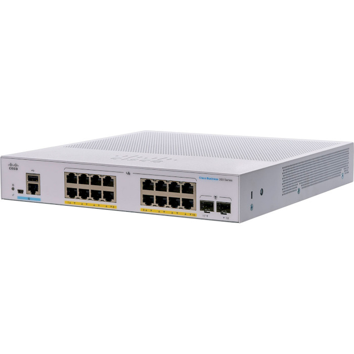 Коммутатор CISCO Business 350-16P-2G (CBS350-16P-2G-EU)