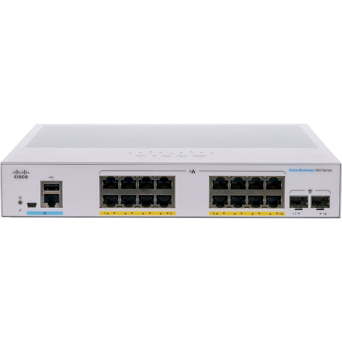 Комутатор CISCO Business 350-16P-2G (CBS350-16P-2G-EU)