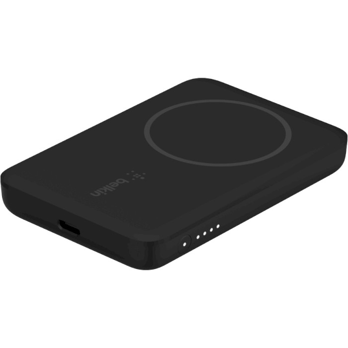 Повербанк з бездротовою зарядкою BELKIN Boost Charge Magnetic Wireless Power Bank 2.5K 2500mAh Black (BPD002BTBK)