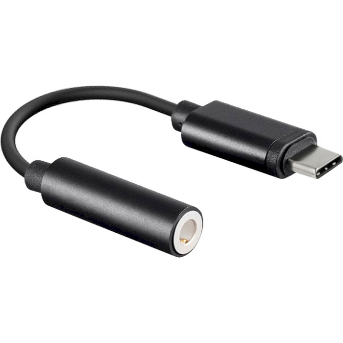 Адаптер POWERDEWISE Type-C to 3.5mm Black (USB TYPE-C ADAPTER)
