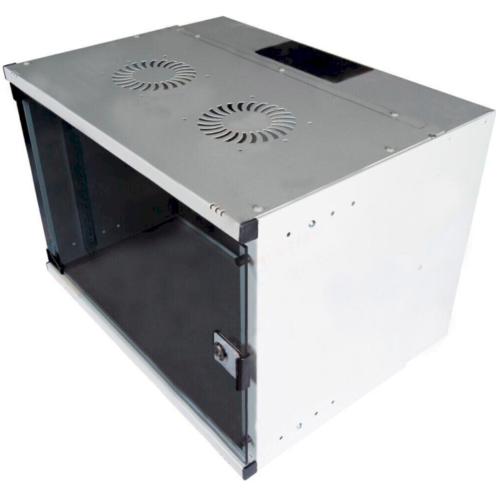 Настенный шкаф 19" HYPERNET WMNC-40-12U-SOHO-FLAT (12U, 540x400мм, RAL7035)