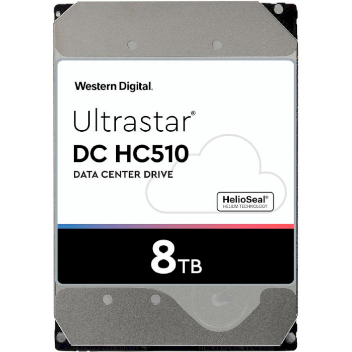 Жёсткий диск 3.5" WD Ultrastar DC HC510 8TB SAS 7.2K (HUH721008AL5204/0F27358)