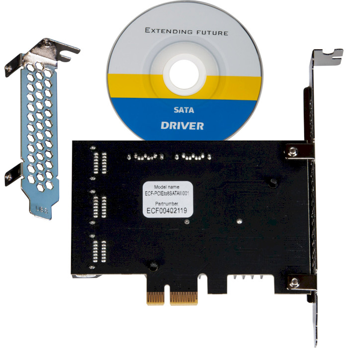 Контролер FRIME PCIe x1 to 8xSATA (ECF-PCIETO8SATAIII001)