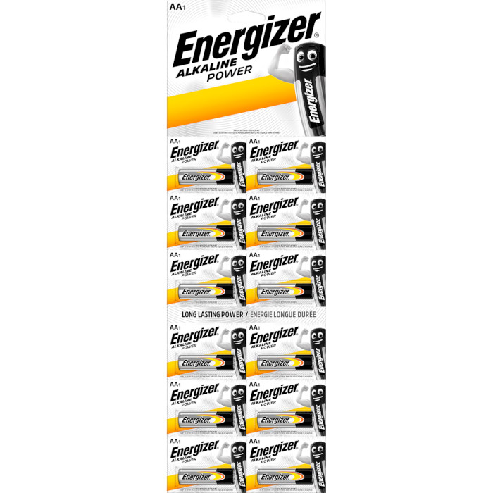 Батарейка ENERGIZER Alkaline Power AA 12шт/уп (E302283300)