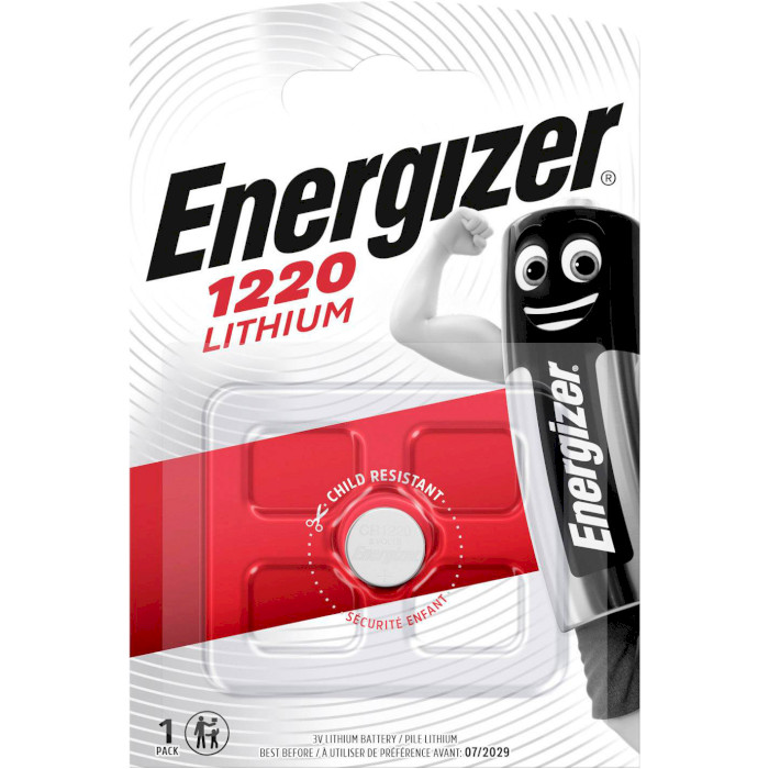Батарейка ENERGIZER Lithium CR1220 40mAh (E300163600)