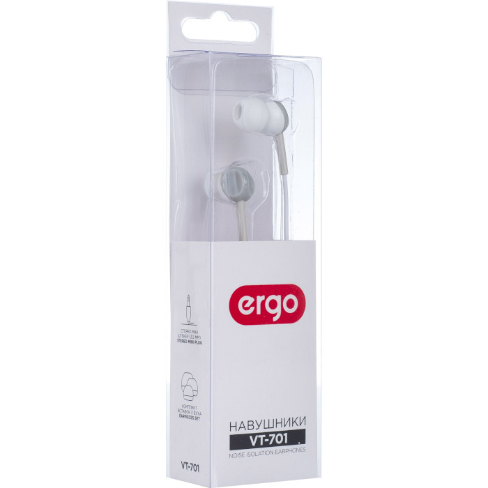 Навушники ERGO VT-701 White