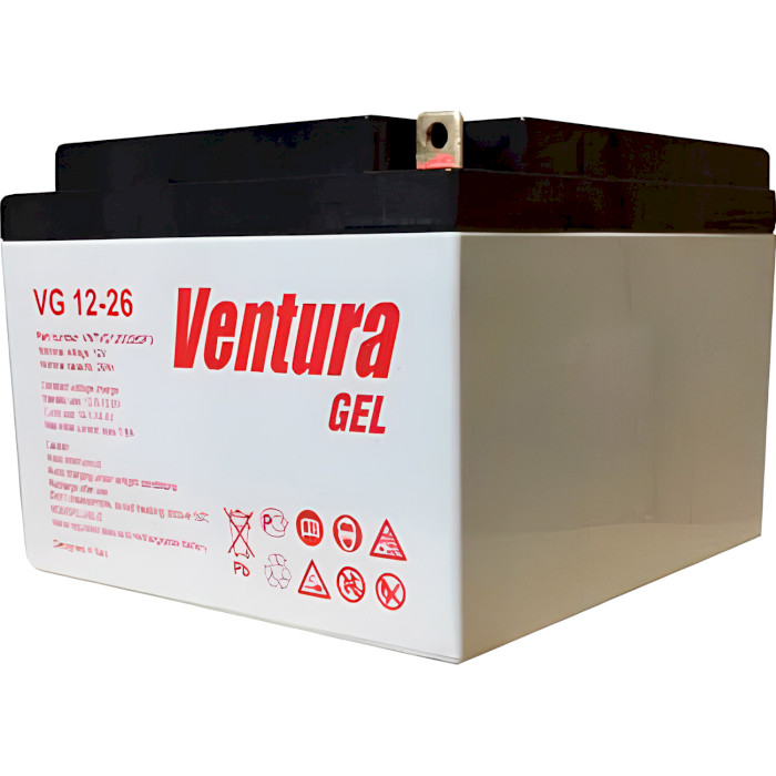 Акумуляторна батарея VENTURA VG 12-26 Gel (12В, 26Агод)