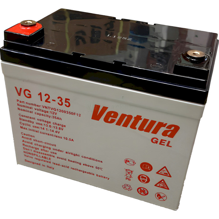 Акумуляторна батарея VENTURA VG 12-35 Gel (12В, 35Агод)