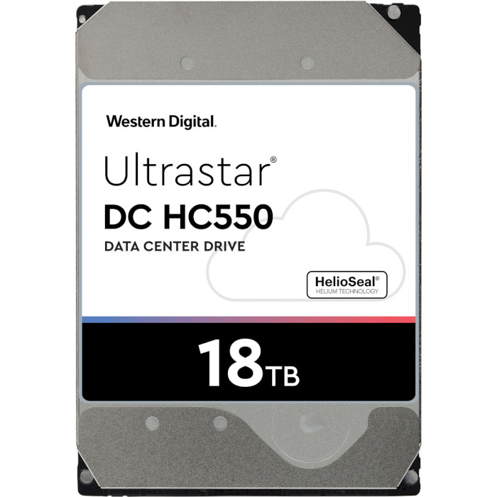 Жорсткий диск 3.5" WD Ultrastar DC HC550 18TB SAS 7.2K (WUH721818AL5204/0F38353)