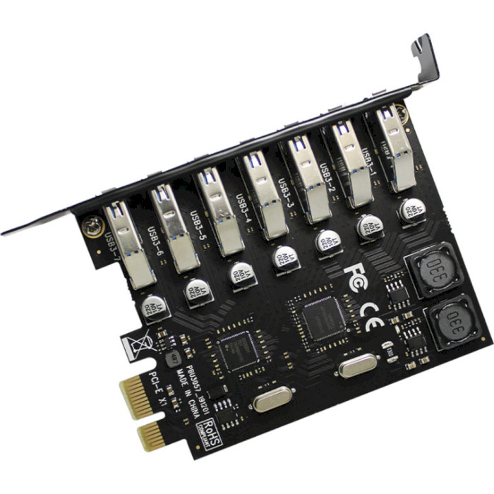 Контролер VOLTRONIC PCIe to 7xUSB 3.0 (YT=C-PCI-E=>7*USB3.0)